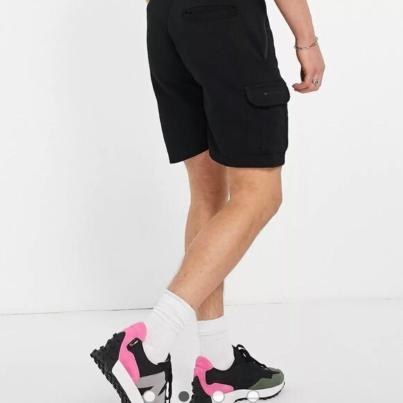 Bershka jersey cargo shorts in BROWN NWT Small - Picture 4 of 7